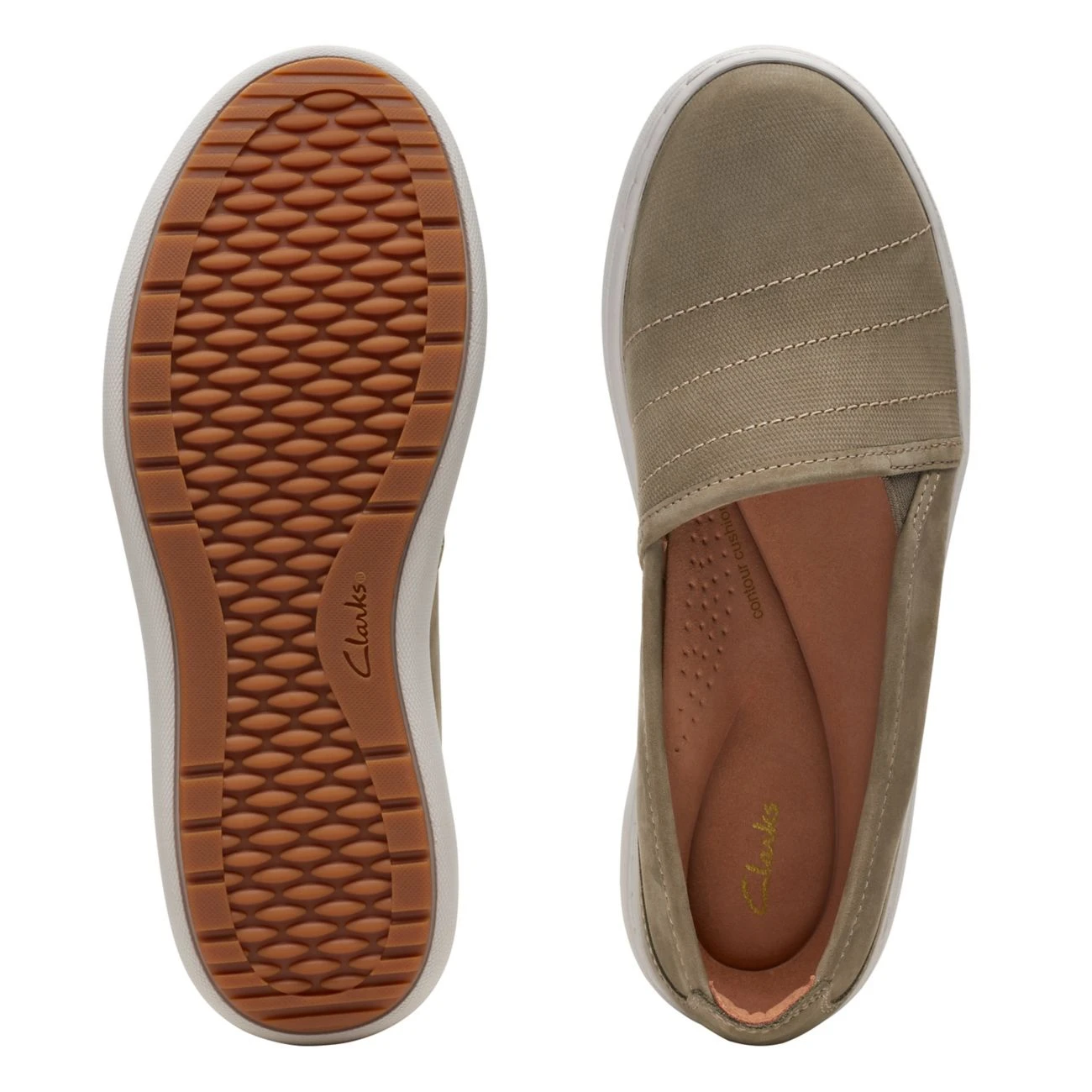 Clarks Nalle Violet Olive Nubuck 9 Clarks Nalle Violet Olive Nubuck - Image 7