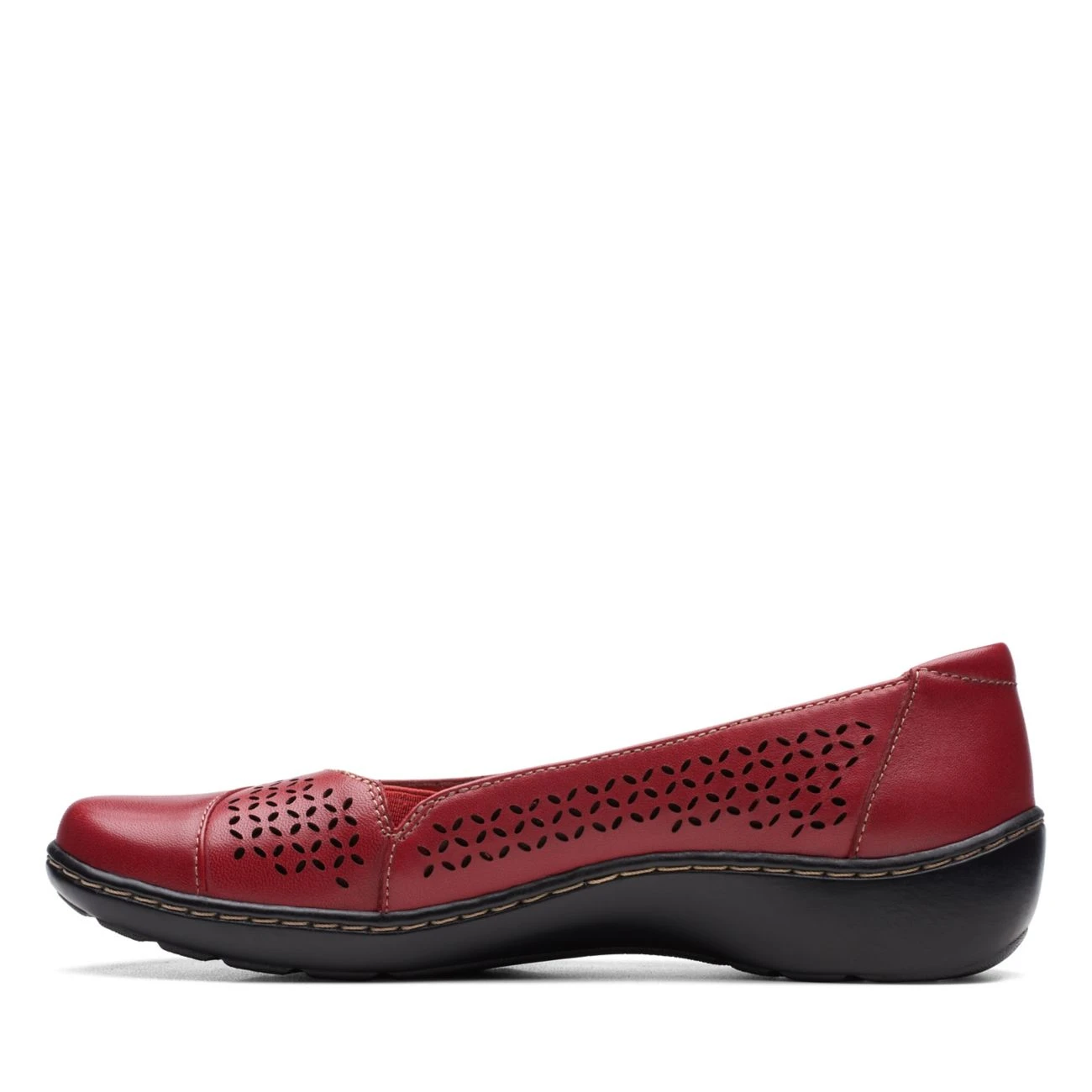 Clarks Cora Iris Red Leather 7 Clarks Cora Iris Red Leather - Image 5