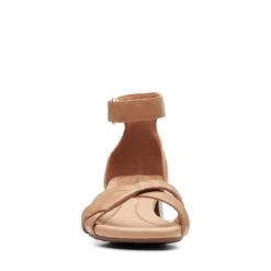 Clarks Desirae Lily Light Tan Leather -Clarks Shoes Store 26171173 W 3