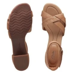 Clarks Desirae Lily Light Tan Leather -Clarks Shoes Store 26171173 W 7