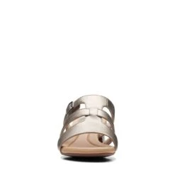 Clarks Desirae Palm Bronze Metallic -Clarks Shoes Store 26171176 W 3