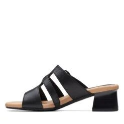 Clarks Desirae Palm Black Leather 13 Clarks Desirae Palm Black Leather -Clarks Shoes Store 26171178 W 5