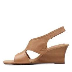 Clarks Kyarra Aster Light Tan Leather -Clarks Shoes Store 26171232 W 5