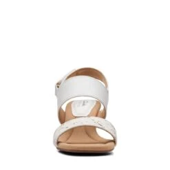 Clarks Kyarra Faye White Leather -Clarks Shoes Store 26171238 W 3