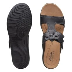 Clarks Laurieann Madi Black Leather -Clarks Shoes Store 26171252 W 7