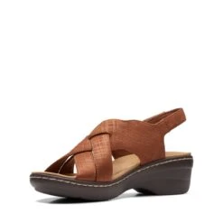 Clarks Merliah Echo Tan Interest -Clarks Shoes Store 26171298 W 4