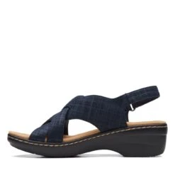 Clarks Merliah Echo Navy Interest -Clarks Shoes Store 26171300 W 5