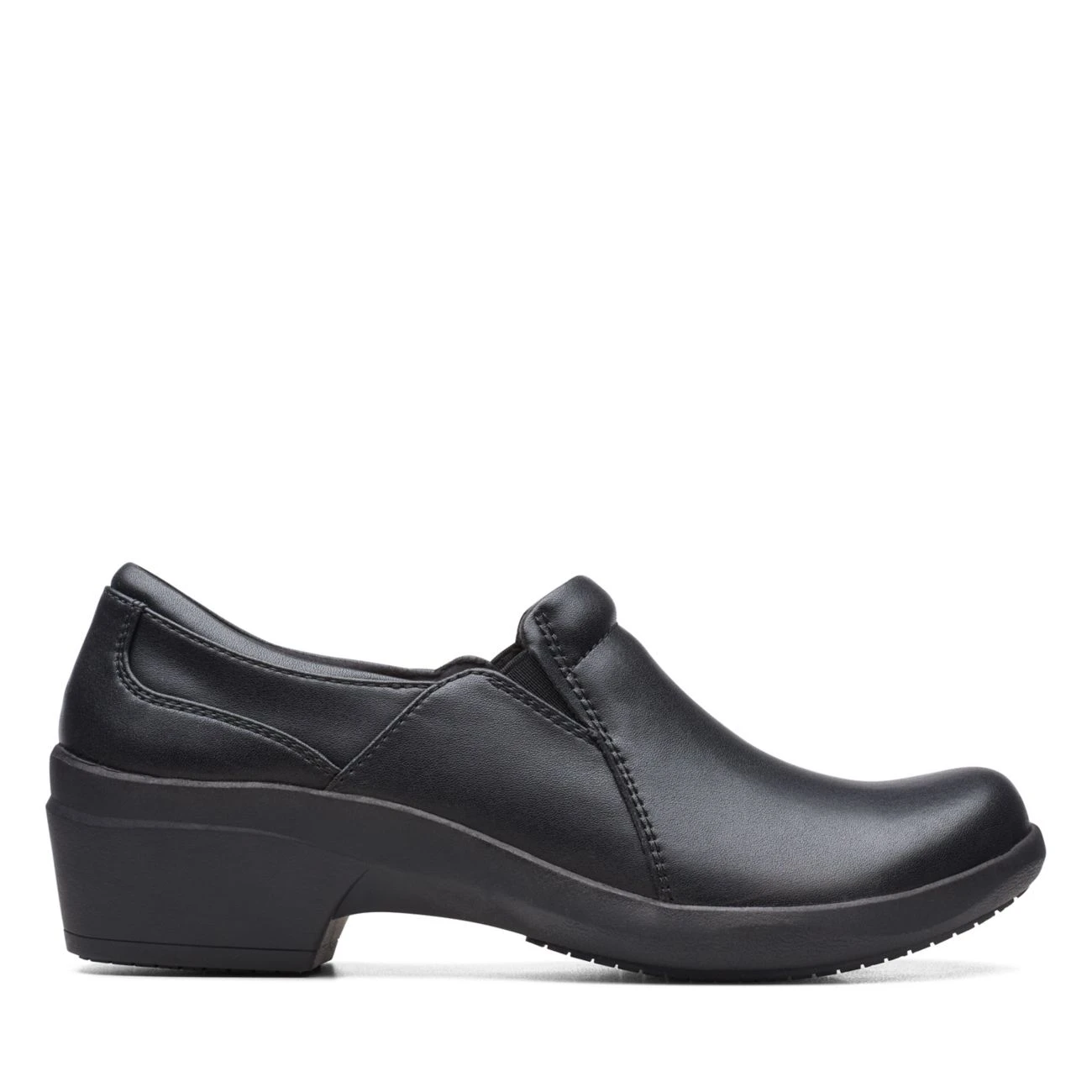 Clarks Talene Pace Black Leather 3 Clarks Talene Pace Black Leather