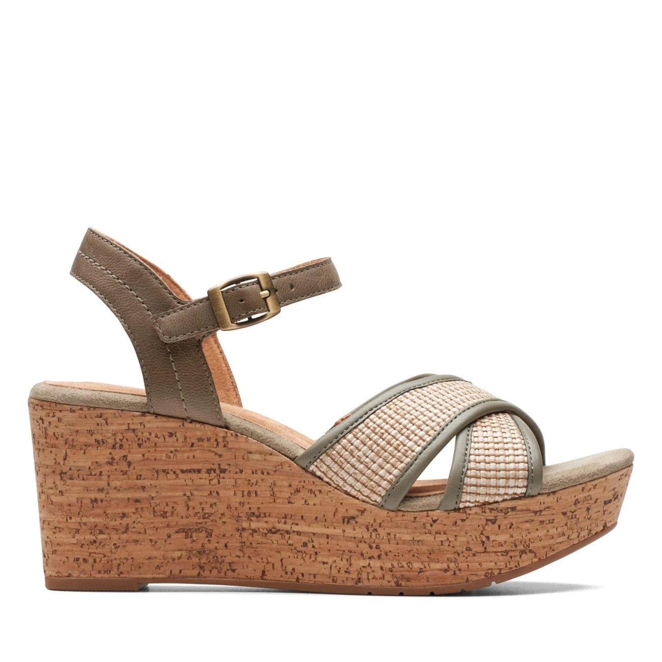 Clarks Elleri Plum Olive Leather 3 Clarks Elleri Plum Olive Leather