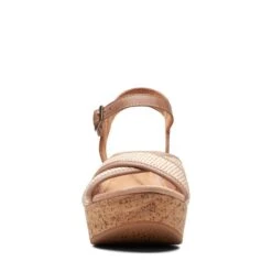 Clarks Elleri Plum Praline Leather -Clarks Shoes Store 26171442 W 3