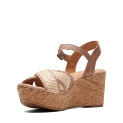 Clarks Elleri Plum Praline Leather -Clarks Shoes Store 26171442 W 4