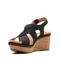 Clarks Elleri Rae Black Nubuck -Clarks Shoes Store 26171444 W 4