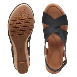 Clarks Elleri Rae Black Nubuck -Clarks Shoes Store 26171444 W 7