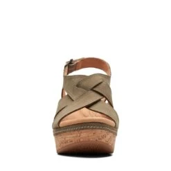 Clarks Elleri Rae Olive Nubuck 11 Clarks Elleri Rae Olive Nubuck -Clarks Shoes Store 26171446 W 3