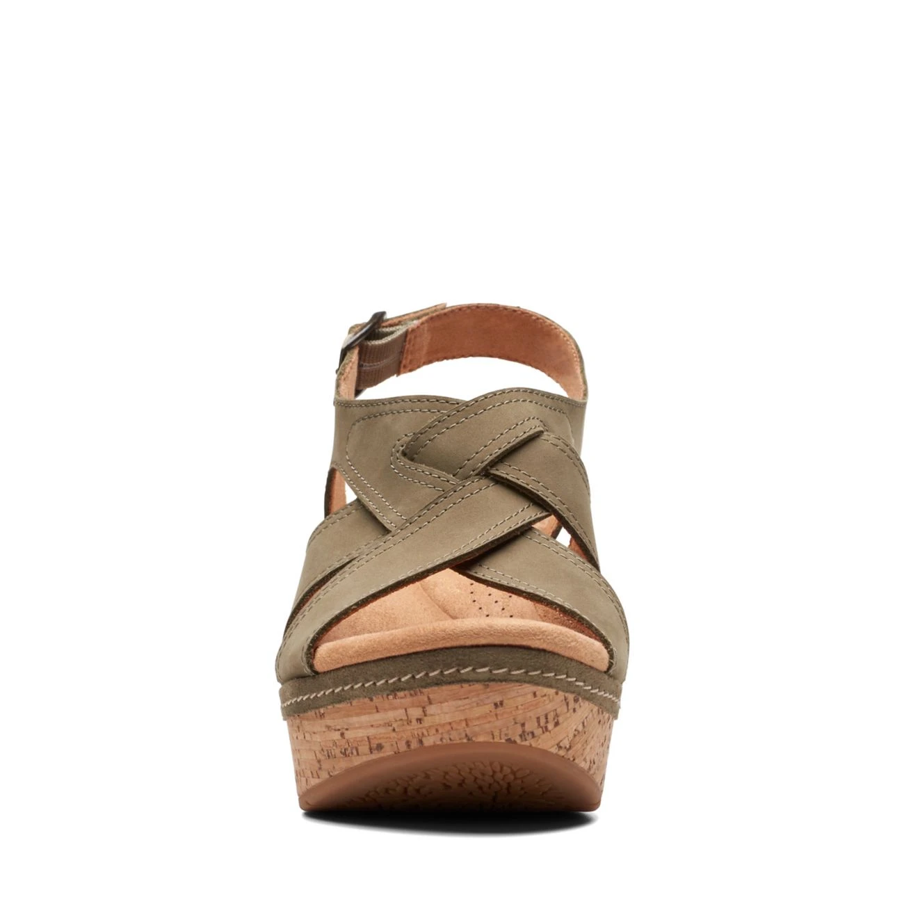 Clarks Elleri Rae Olive Nubuck 5 Clarks Elleri Rae Olive Nubuck - Image 3