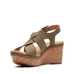 Clarks Elleri Rae Olive Nubuck 12 Clarks Elleri Rae Olive Nubuck -Clarks Shoes Store 26171446 W 4