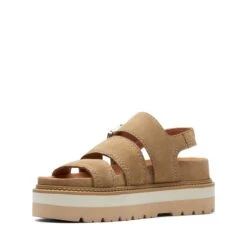 Clarks Orianna Over Dark Sand -Clarks Shoes Store 26171507 W 4