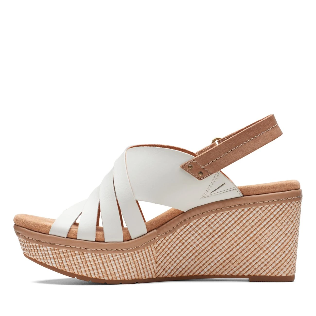 Clarks Elleri Grace White Leather 7 Clarks Elleri Grace White Leather - Image 5