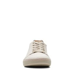 Clarks Higley Lace Sand Canvas -Clarks Shoes Store 26171547 W 3