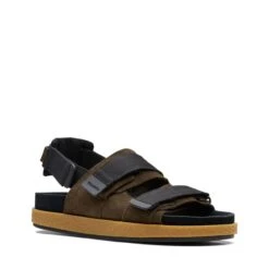 Clarks Overleigh Tor Olive Combination -Clarks Shoes Store 26171617 W 2