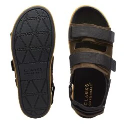 Clarks Overleigh Tor Olive Combination -Clarks Shoes Store 26171617 W 7