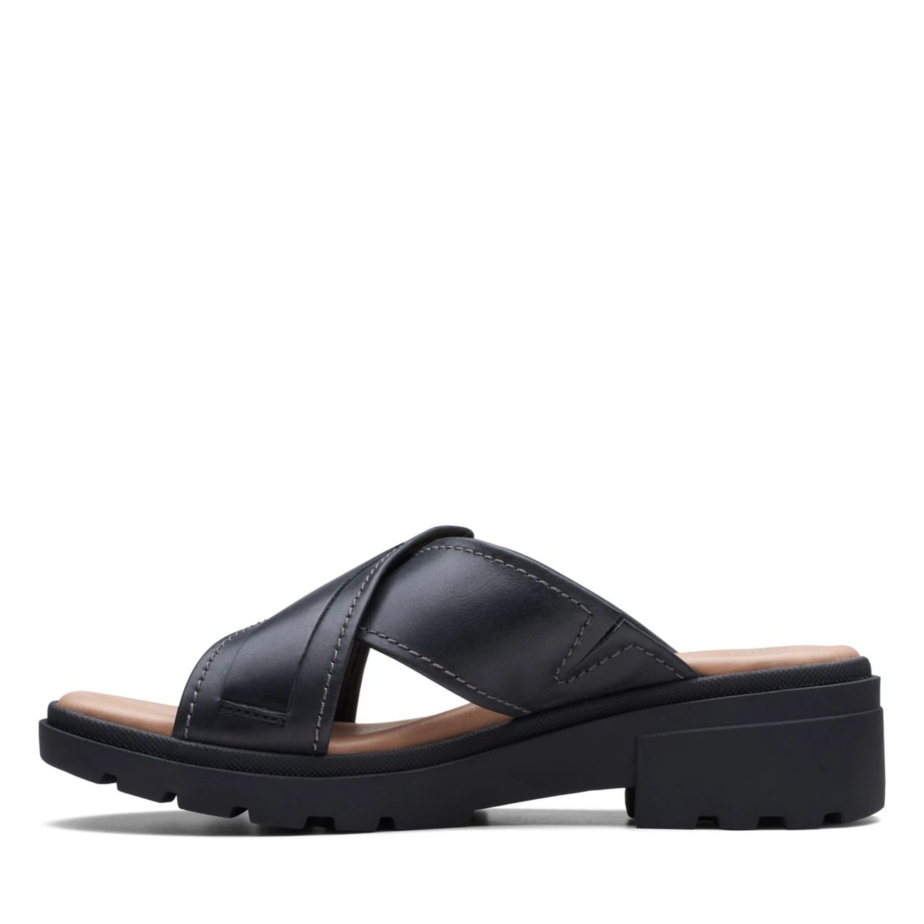 Clarks Coast Cross Black Leather 7 Clarks Coast Cross Black Leather - Image 5