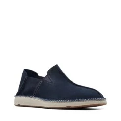 Clarks Gorsky Step Navy Suede -Clarks Shoes Store 26171756 W 2