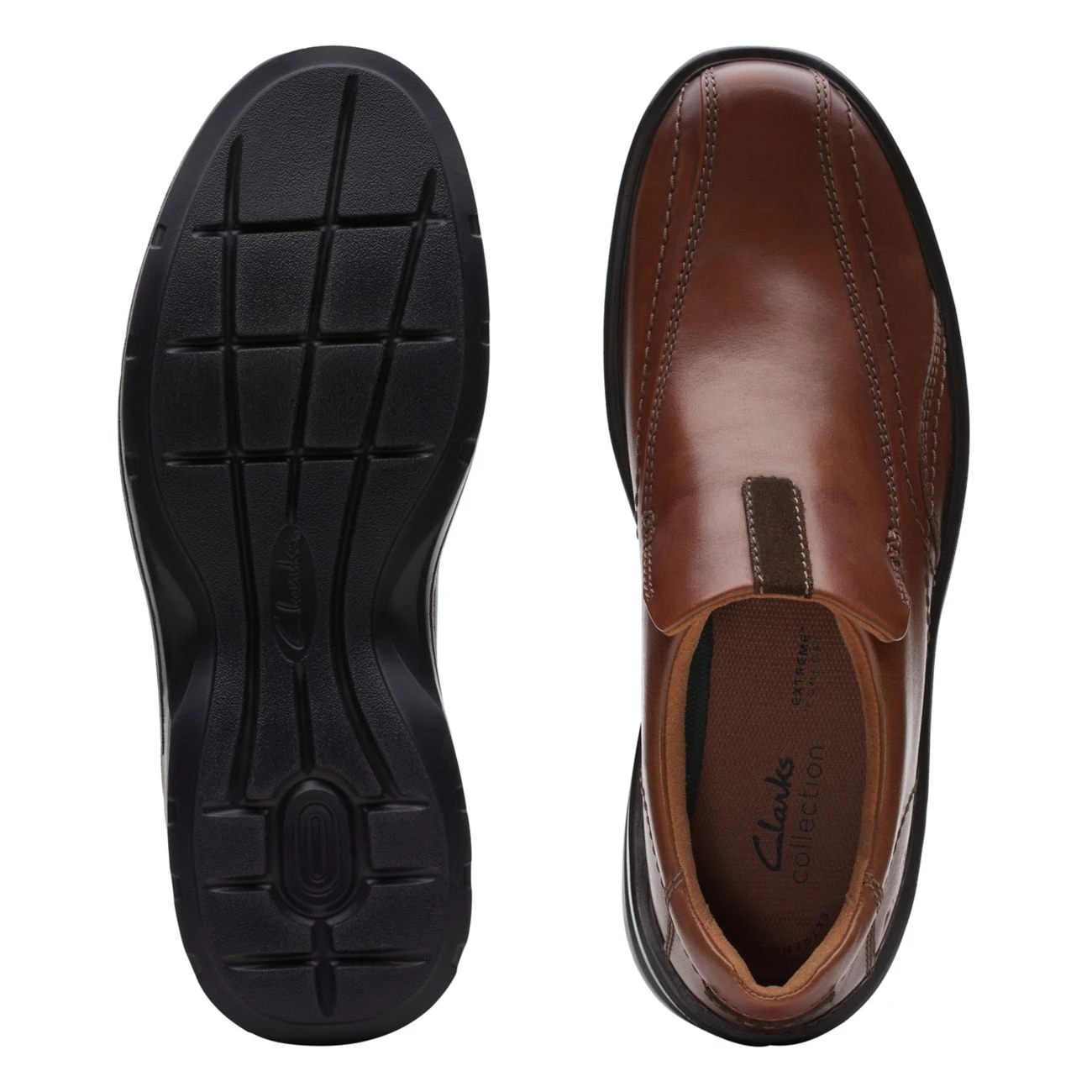 Clarks Gessler Step Dark Tan Leather 9 Clarks Gessler Step Dark Tan Leather - Image 7