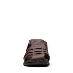 Clarks Walkford Fish Brown Tumbled -Clarks Shoes Store 26171794 W 3