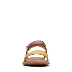 Clarks Karsea Strap Tan Combi -Clarks Shoes Store 26171873 W 3