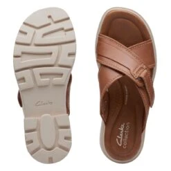 Clarks Coast Cross Tan Leather -Clarks Shoes Store 26171907 W 7
