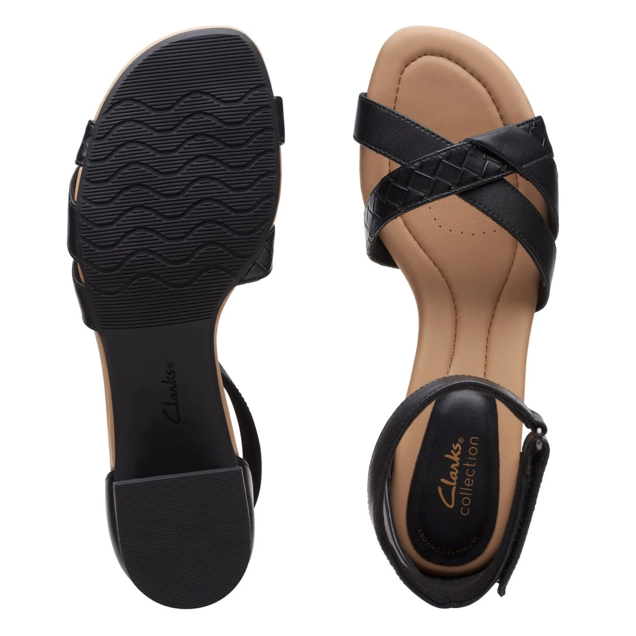 Clarks Desirae Lily Black/Tan 9 Clarks Desirae Lily Black/Tan - Image 7