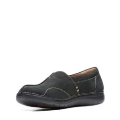 Clarks Un Loop Stride Black Nubuck -Clarks Shoes Store 26171927 W 4