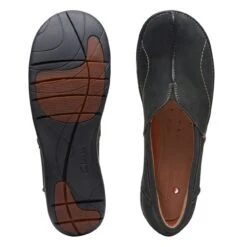 Clarks Un Loop Stride Black Nubuck -Clarks Shoes Store 26171927 W 7