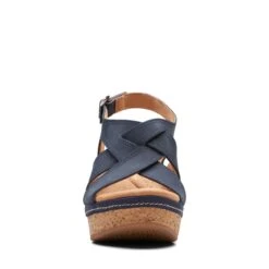 Clarks Elleri Rae Navy Nubuck -Clarks Shoes Store 26171961 W 3