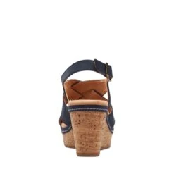 Clarks Elleri Rae Navy Nubuck -Clarks Shoes Store 26171961 W 6