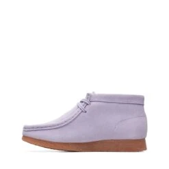 Clarks Wallabee Boot Older Lilac Suede -Clarks Shoes Store 26172036 W 5