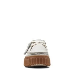 Clarks Torhill Bee Off White Leather -Clarks Shoes Store 26172085 W 3