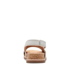 Clarks Yacht Cross White Leather -Clarks Shoes Store 26172155 W 6