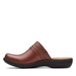 Clarks LAURIEANN EASE Dark Tan Leather -Clarks Shoes Store 26172239 W 5