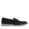 Clarks Atticus LT Slip Navy Suede -Clarks Shoes Store 26172441 W 1