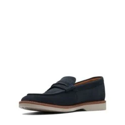 Clarks Atticus LT Slip Navy Suede 12 Clarks Atticus LT Slip Navy Suede -Clarks Shoes Store 26172441 W 4