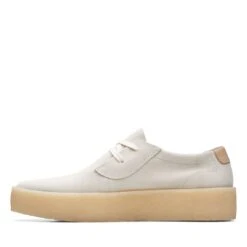 Clarks Ashcott Cup Off White Suede 13 Clarks Ashcott Cup Off White Suede -Clarks Shoes Store 26172515 W 5