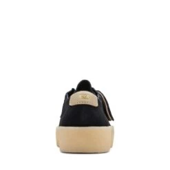 Clarks Ashcott Cup Black Suede -Clarks Shoes Store 26172526 W 6