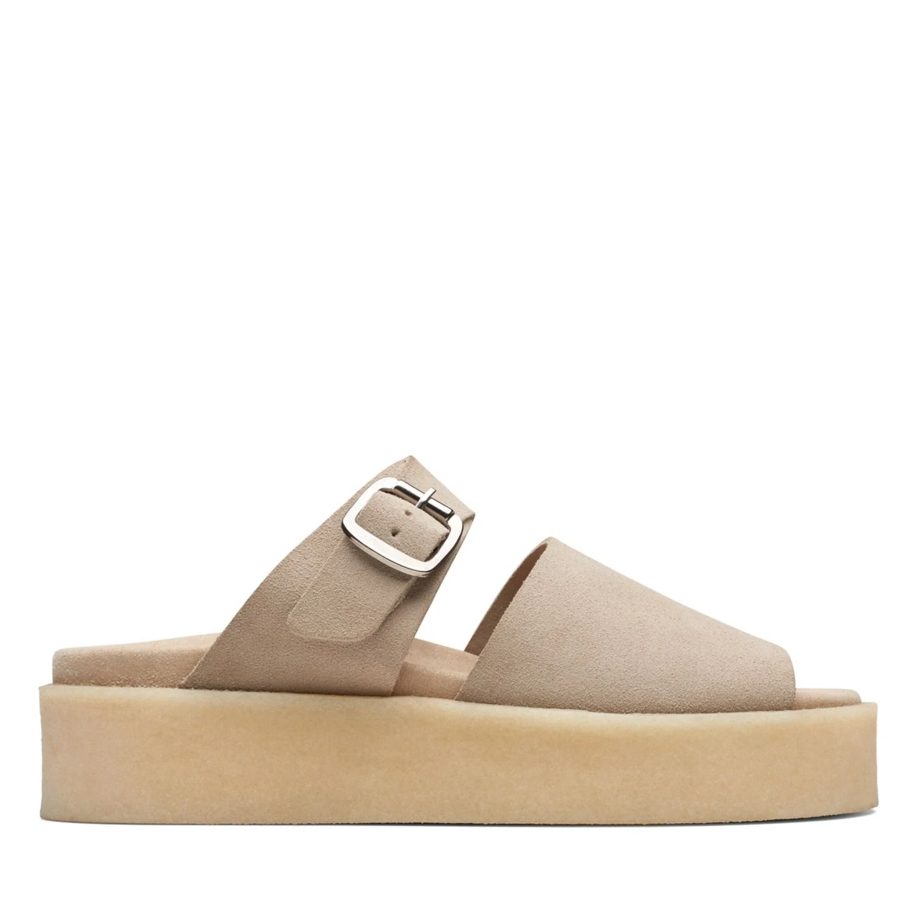Clarks Crepe Slide Sand Suede 3 Clarks Crepe Slide Sand Suede