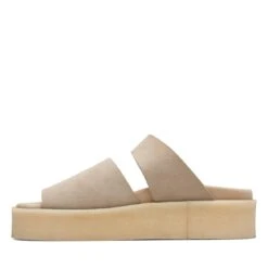 Clarks Crepe Slide Sand Suede 13 Clarks Crepe Slide Sand Suede -Clarks Shoes Store 26172568 W 5