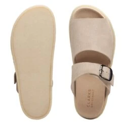 Clarks Crepe Slide Sand Suede 15 Clarks Crepe Slide Sand Suede -Clarks Shoes Store 26172568 W 7