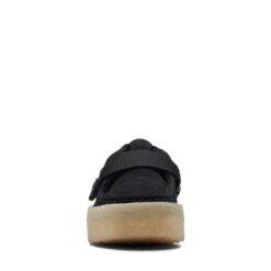 Clarks WallaCup Strap Black Suede -Clarks Shoes Store 26172569 W 3