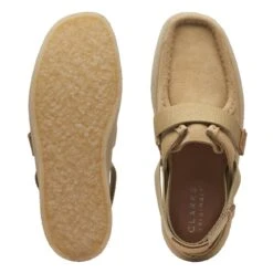 Clarks WallaCup Strap Maple Suede -Clarks Shoes Store 26172570 W 7