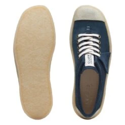 Clarks Tor Hoop Navy Suede -Clarks Shoes Store 26172599 W 7